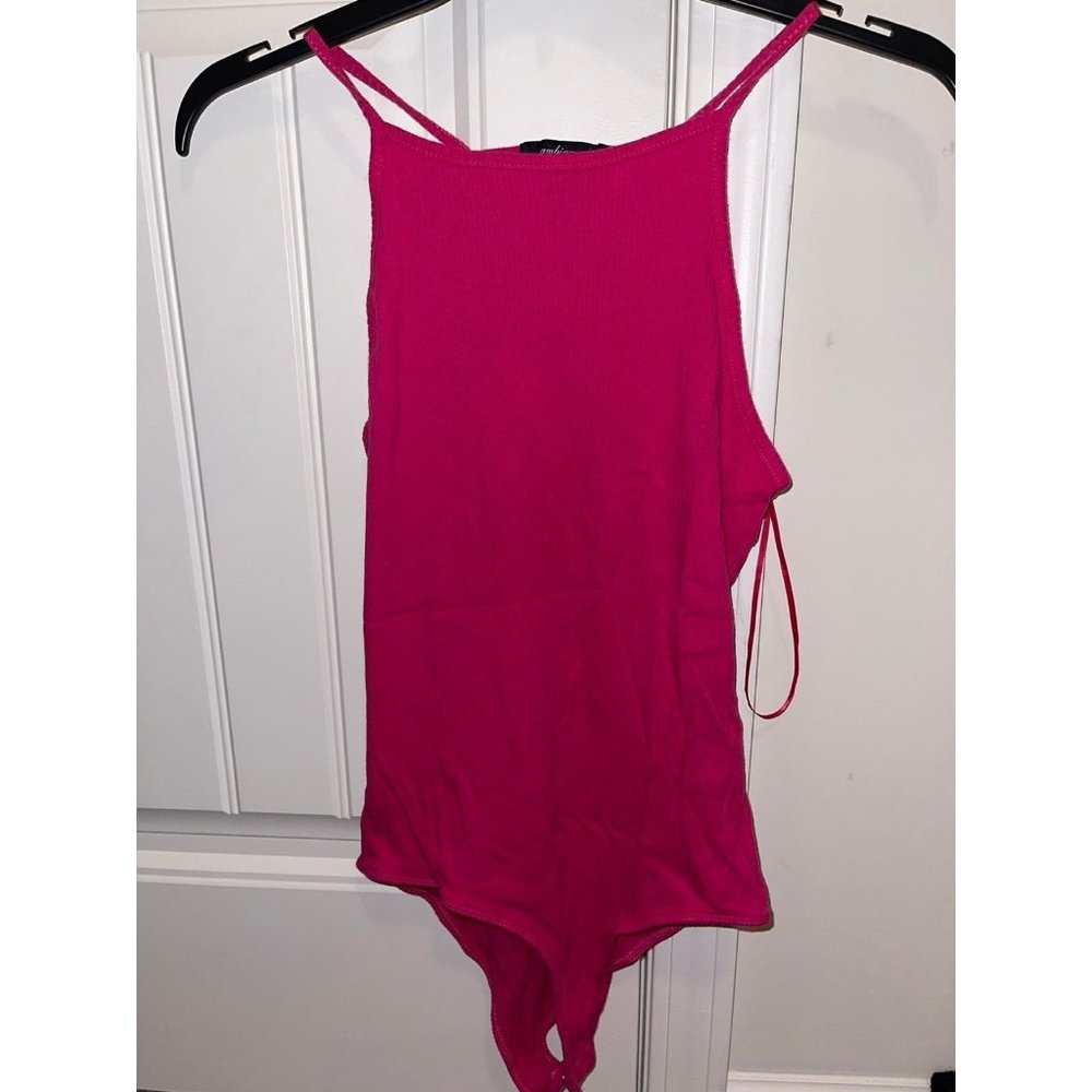 Bodysuit neon or hot pink